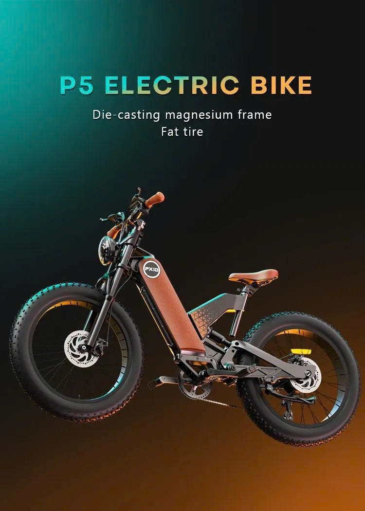PXID P5 xe đạp điện bánh béo 24 inch