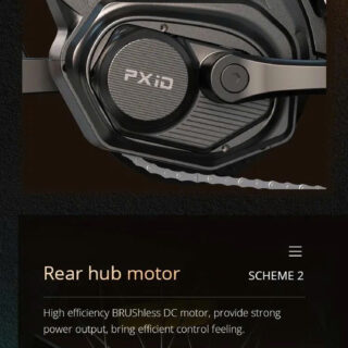 PXID P5 xe đạp điện bánh béo 24 inch