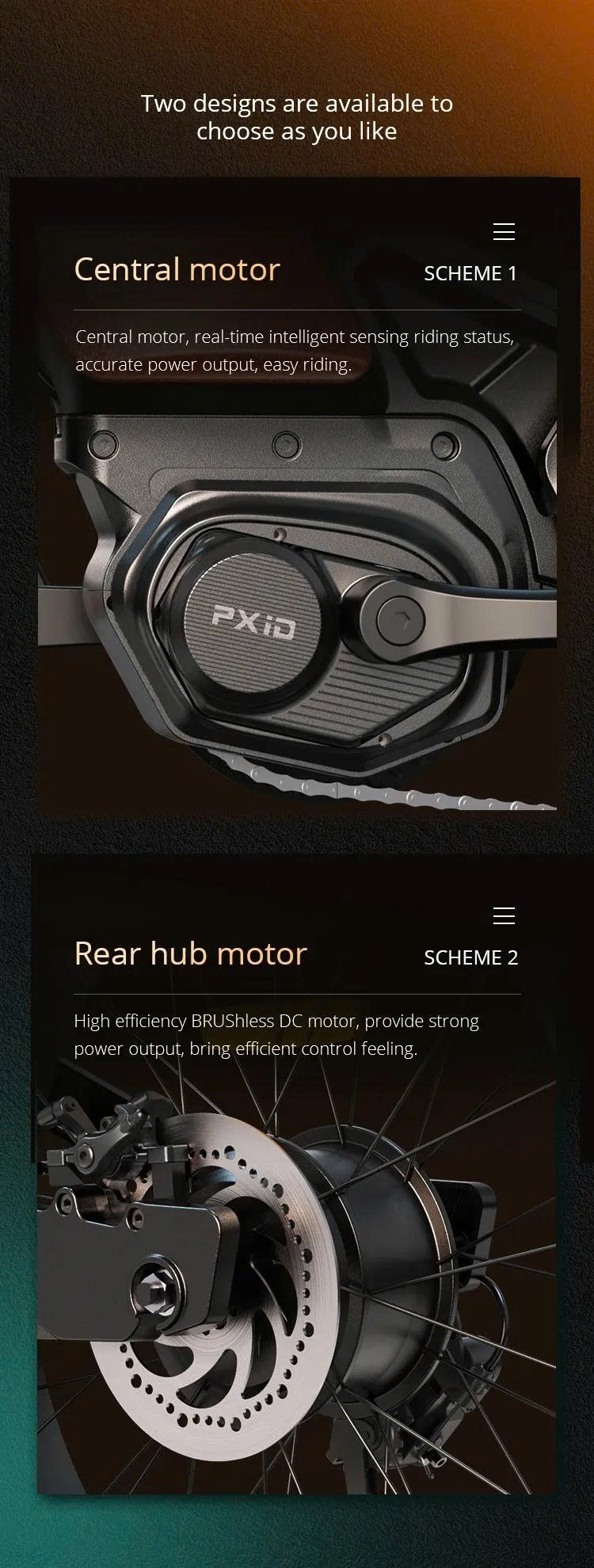 PXID P5 xe đạp điện bánh béo 24 inch