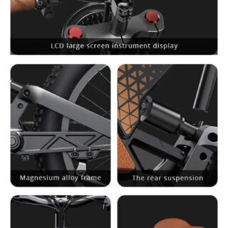 PXID P5 xe đạp điện bánh béo 24 inch