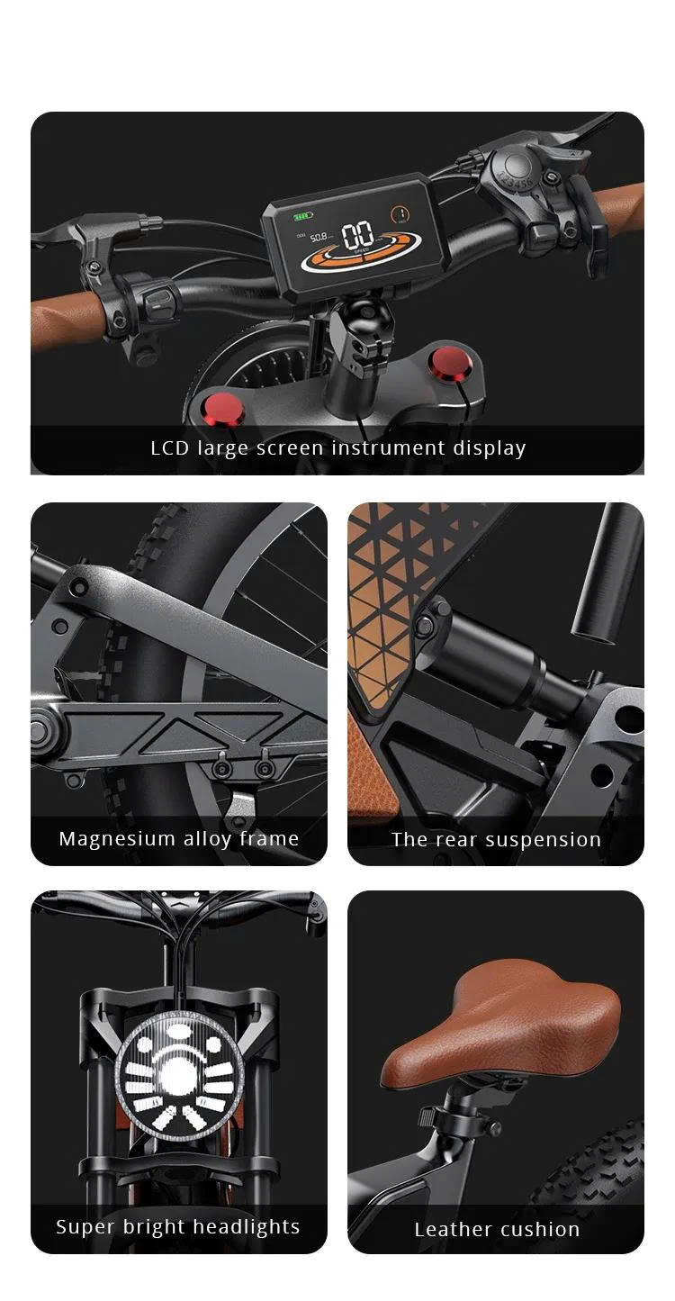 PXID P5 xe đạp điện bánh béo 24 inch