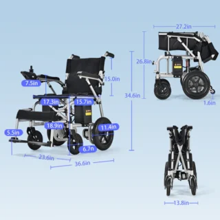 Xe lăn điện trợ lực 6002